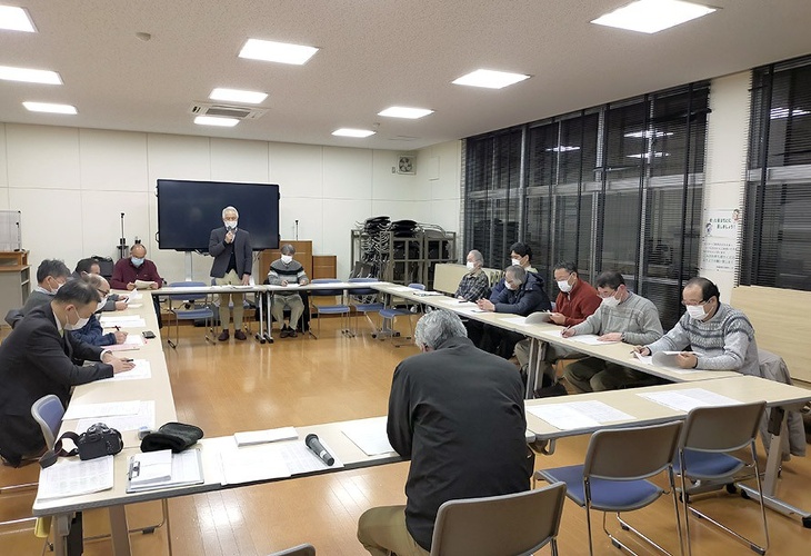 写真：吉島地区各団体理事会の様子
