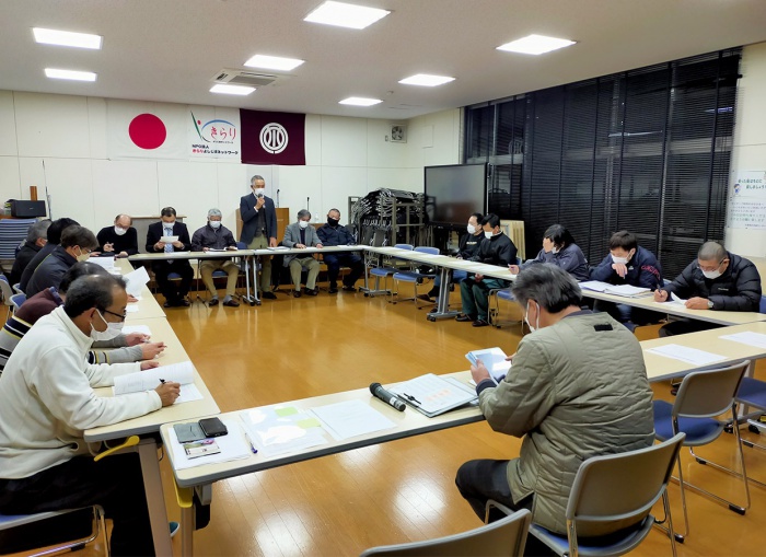 写真：吉島地区各団体理事会の様子