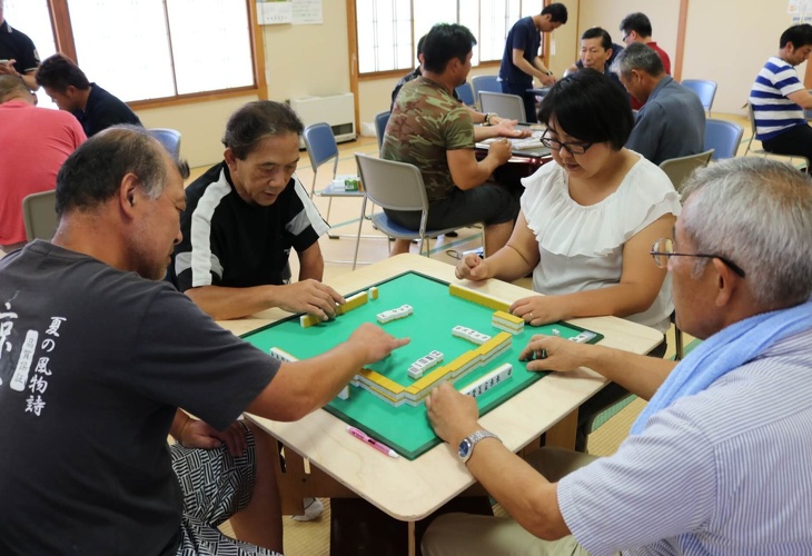 第5回吉島地区世代間交流事業麻雀大会夏の陣の様子