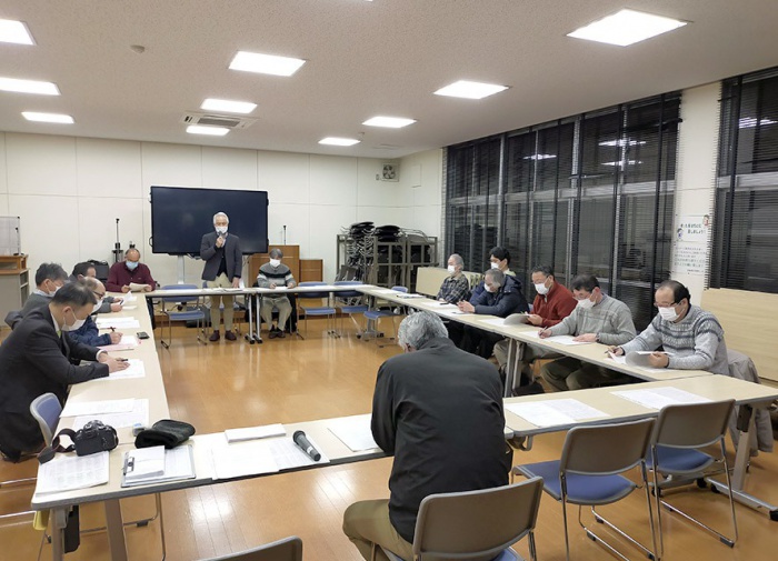 写真：吉島地区各団体理事会の様子