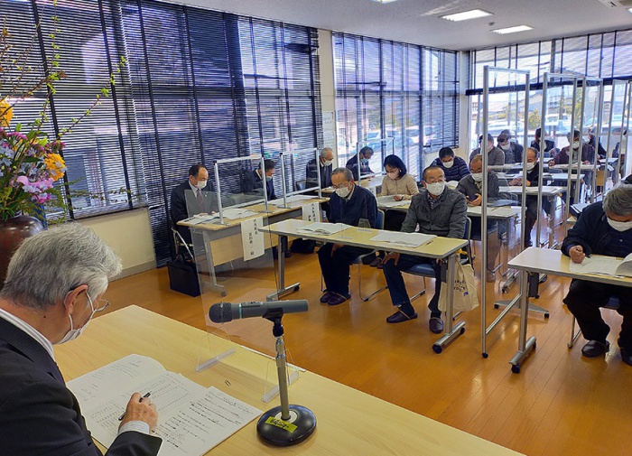 写真:令和3年度きらりよしじまネットワーク総会及び吉島地区各団体総会の様子