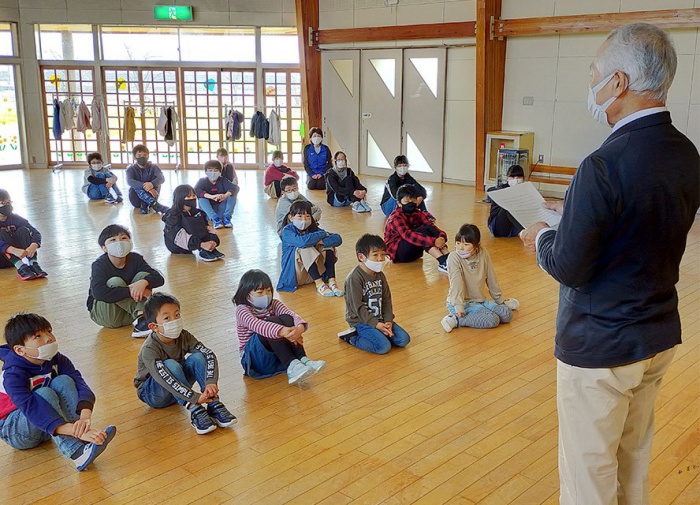 写真：「児童クラブきらり」開所式の様子