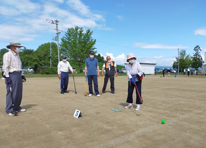 写真：シルバー健康レクリエーション大会：競技の様子