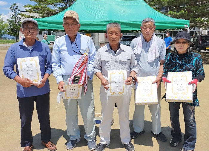 写真：シルバー健康レクリエーション大会：表彰