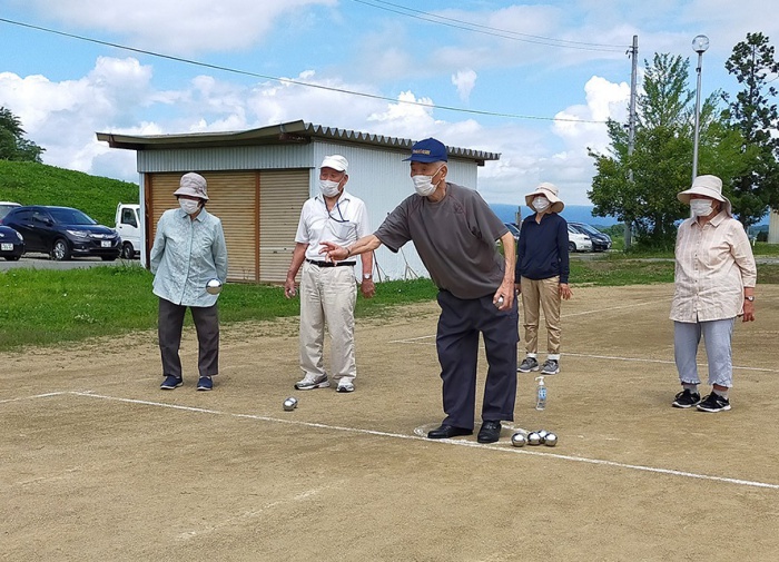 写真：シルバー健康レクリエーション大会：競技の様子