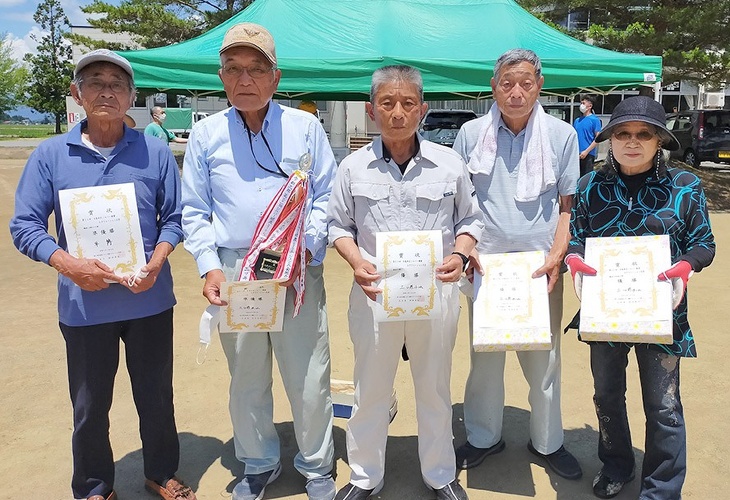 写真:シルバー健康レクリエーション大会:表彰