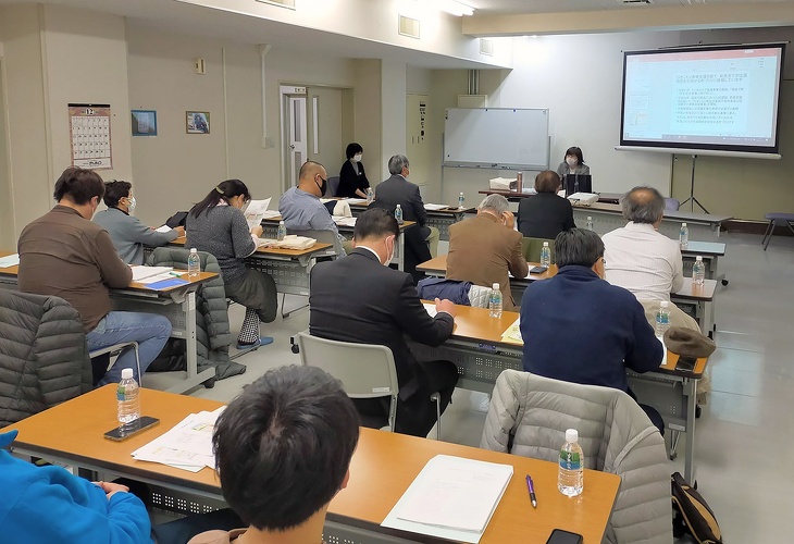 写真:各団体視察研修会の様子