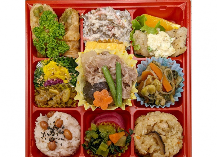 写真：地域交流事業（女性活動団体）くきなの会『まごころ弁当』講習会：お弁当