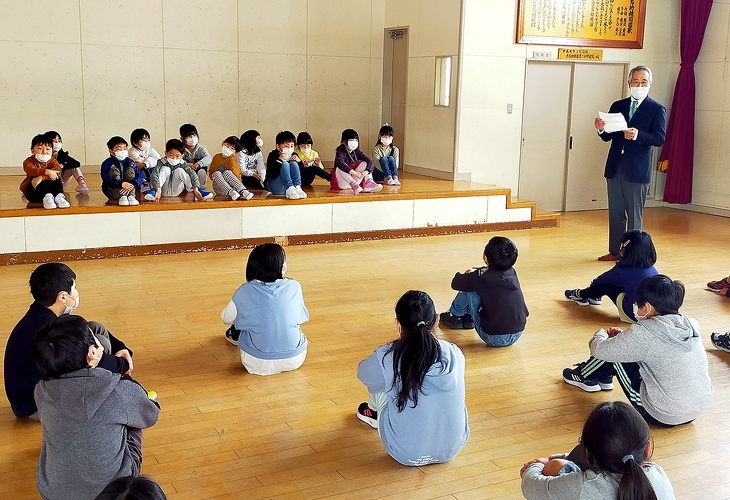 写真:「児童クラブきらり」開所式の様子
