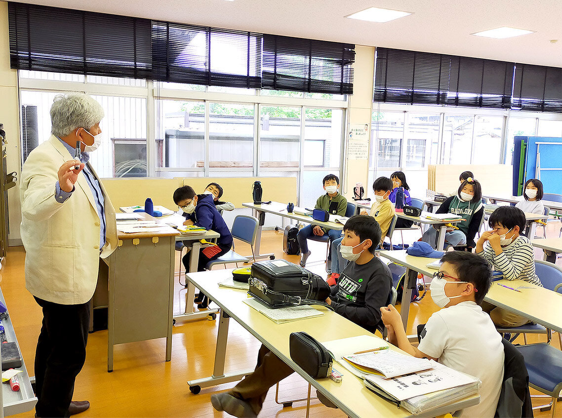 写真：児童クラブきらり「放課後学習支援」の様子