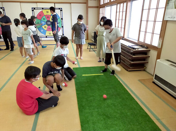 写真：わんぱくキッズニュースポーツの様子