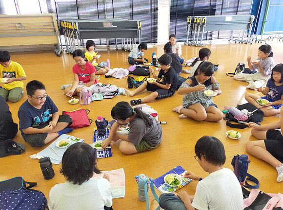写真：第3回わんぱくキッズスクールの様子