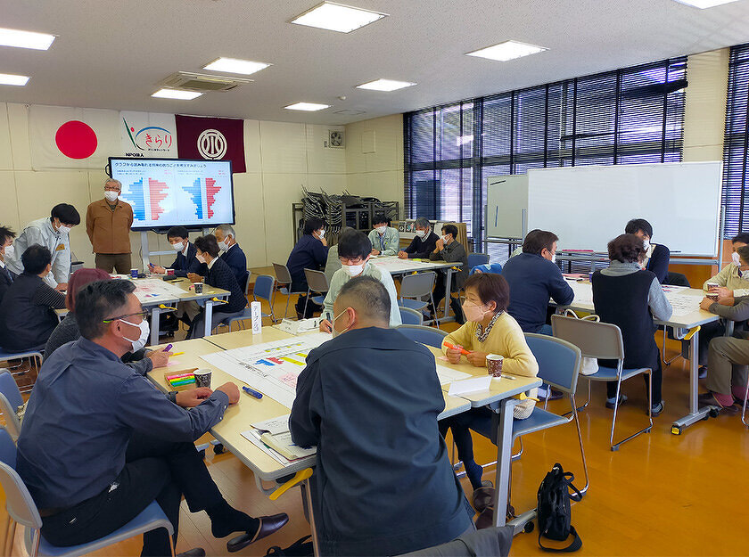 写真:山形県職員研修(山形県委託事業)「現場で学ぶ地域協働研修」の様子