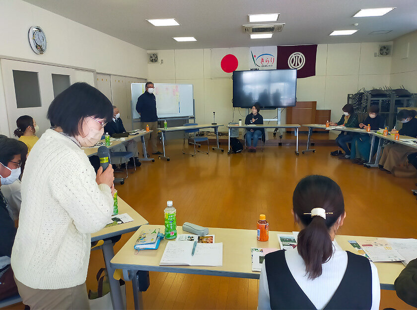 写真：移住の促進につながる新たなプロジェクト 農村移住、女性が農村で自立した暮らし方、働き方研修会の様子
