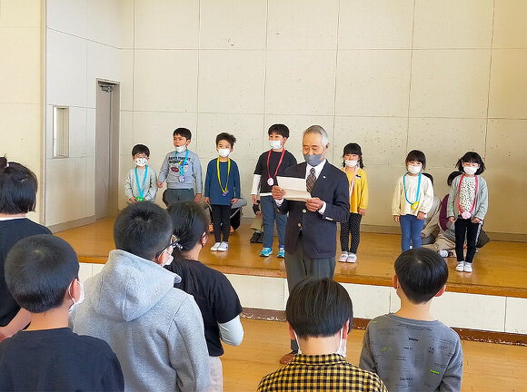 児童クラブきらり開所式の様子