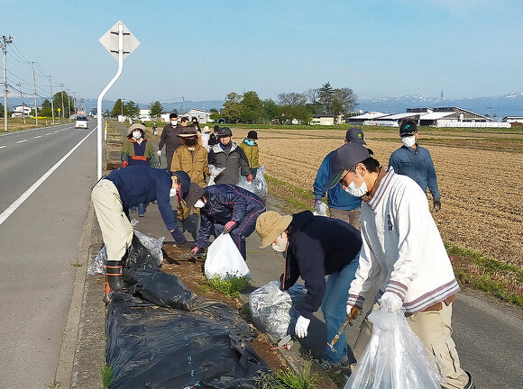 ふれあいの道路愛護事業の様子
