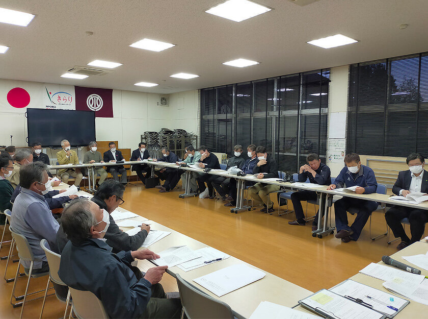 吉島地区要望請願等申請委員会の様子