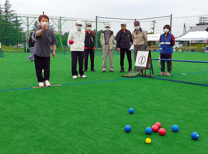 川西町健康レクリエーション大会の様子