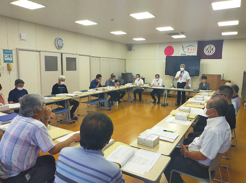日赤吉島地区協賛委員会総会の様子