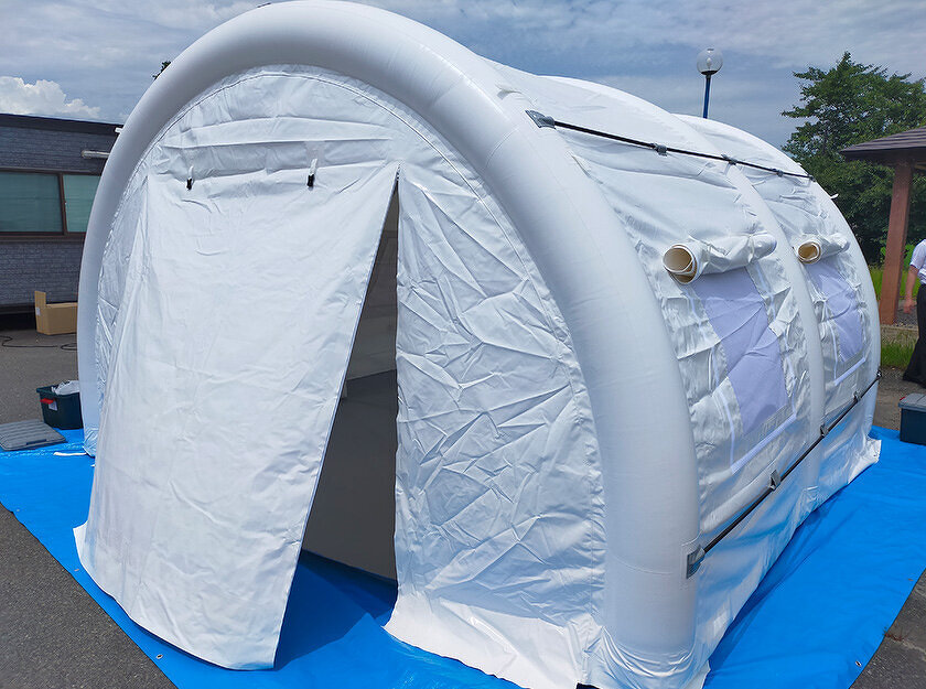 防災備品：クイックシェルター