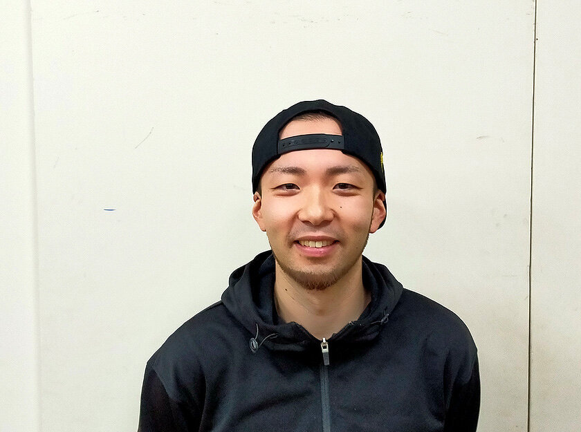 写真：吉島地区で誕生した3人の防災士、齋藤奏太さん（北方）