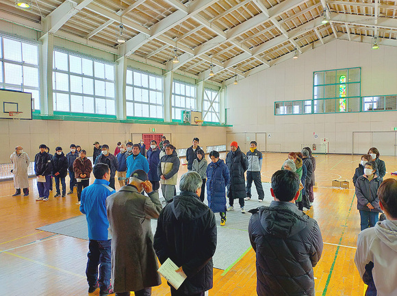写真：吉島地区冬のスポーツの祭典 冬季スポーツレクリエーション大会の様子