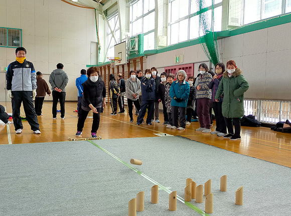 写真：吉島地区冬のスポーツの祭典 冬季スポーツレクリエーション大会の様子