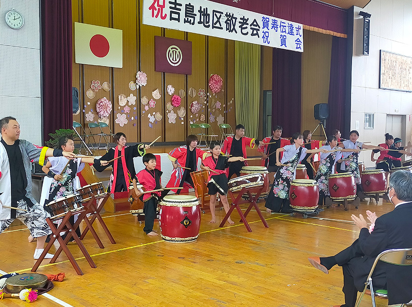 写真：和太鼓風きらり活動の様子