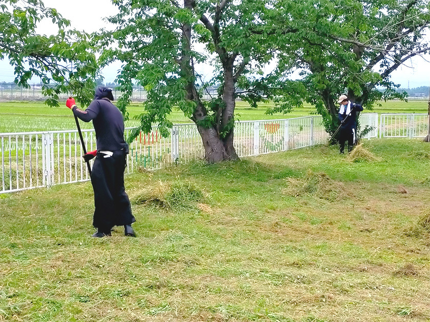 吉島地区緑化推進事業の様子