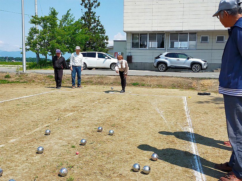 吉島地区シルバー健康レクリエーション大会の様子