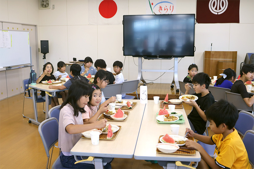 写真：わんぱくキッズスクール通学合宿