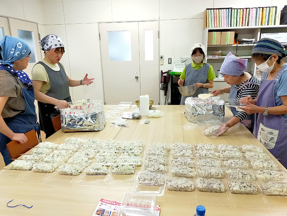 写真：吉島地区総合防災訓練の様子