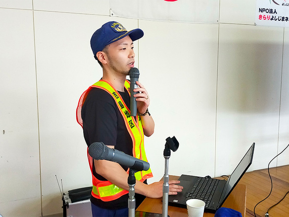 写真：吉島地区総合防災訓練の様子