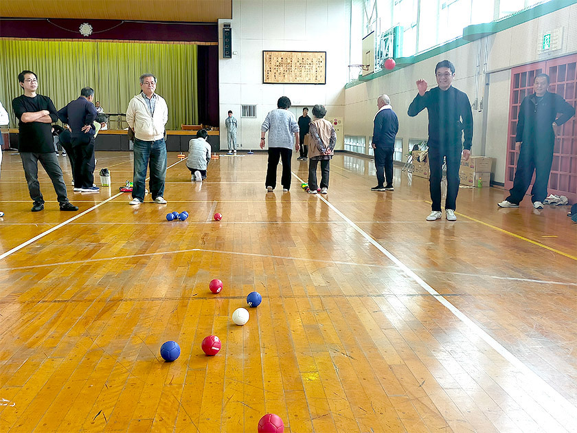 写真：吉島地区のスポーツの祭典「第３回吉島地区スポーツ祭」の様子