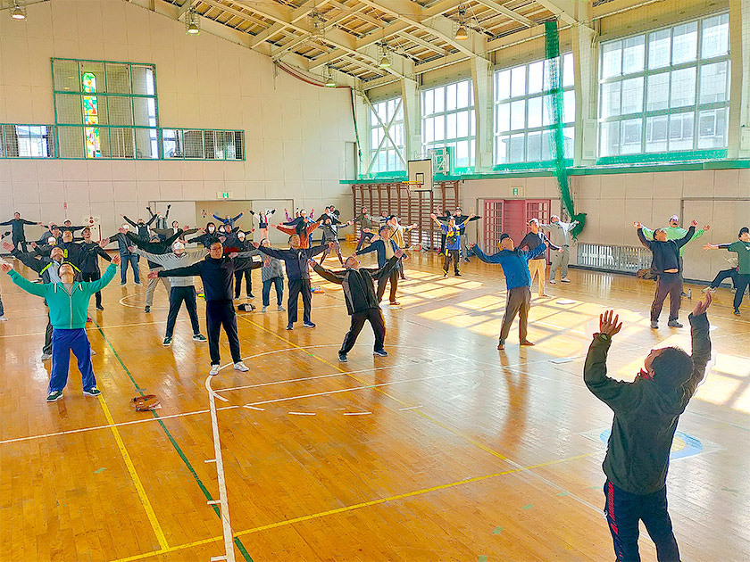 写真：吉島地区のスポーツの祭典「第３回吉島地区スポーツ祭」の様子