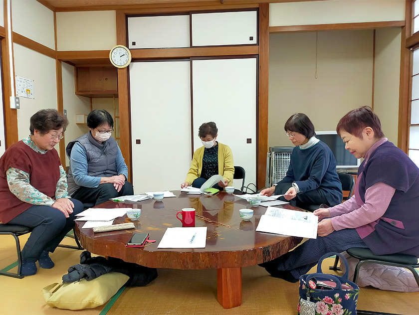 写真：吉島ボランティア会運営委員会の様子