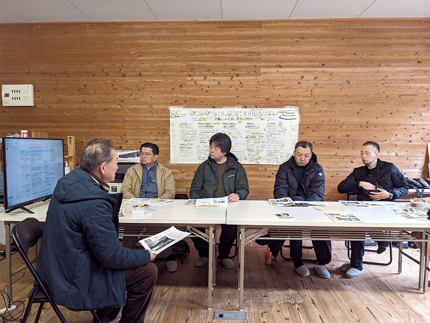 写真：きらりよしじま役員・事務局、持続可能なまちづくり先進地視察研修会