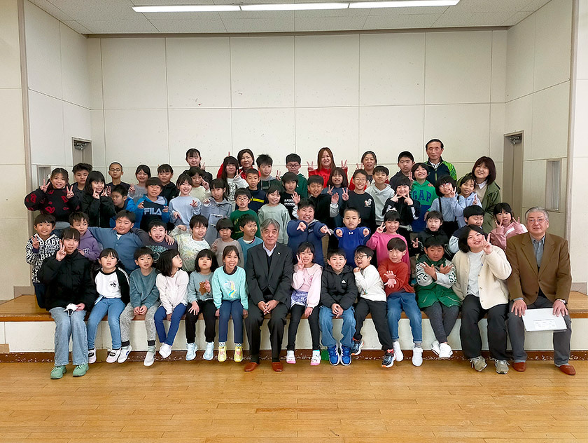 写真：児童クラブきらり開所式の様子