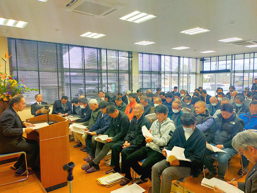 写真：令和7年度きらりよしじまネットワーク 吉島地区各団体総会のようす