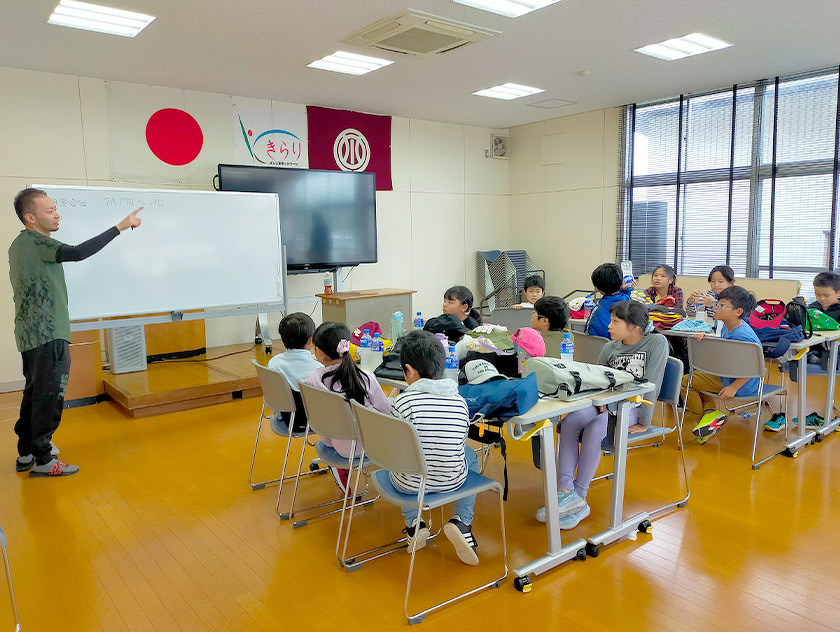 わんぱくキッズスクールのようす