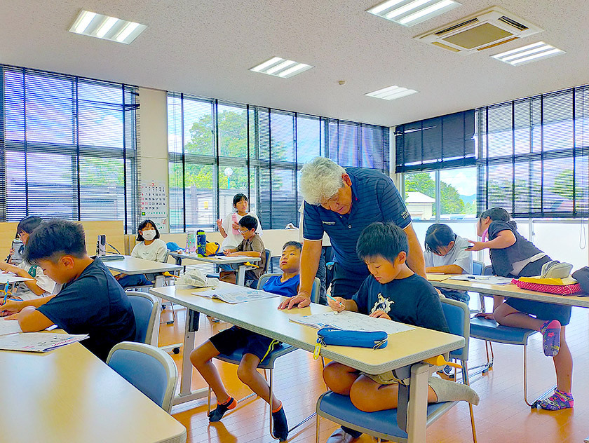 写真:2025年児童クラブきらり夏休み集中学習会のようす