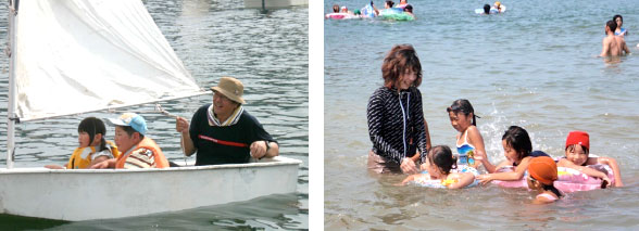 海水浴とヨット体験で夏の海を満喫!わんぱくキッズ移動学習会